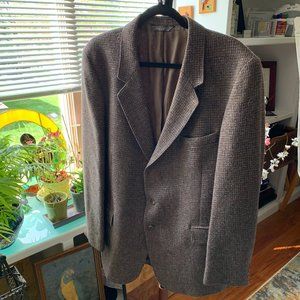 Donated Feb 16 ‘22  Classic Tailored Tweed Blazer 100% wool